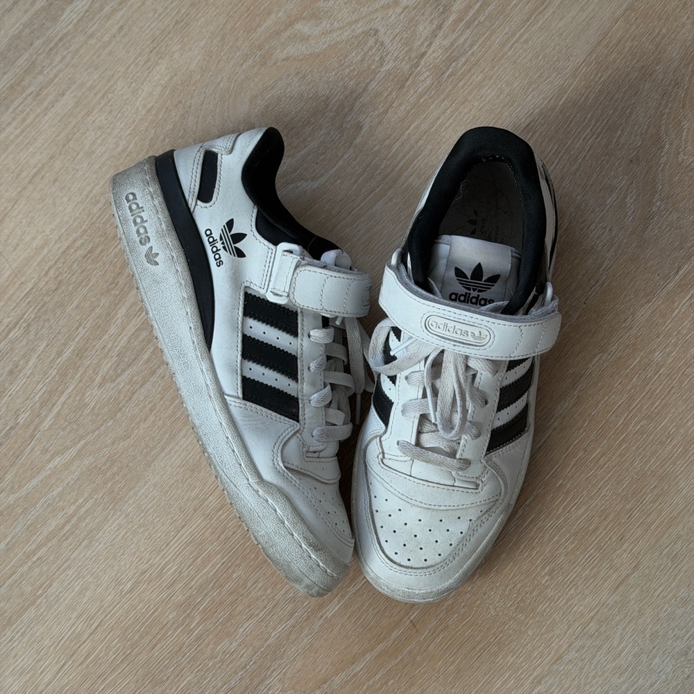 Adidas Black and White Sneakers